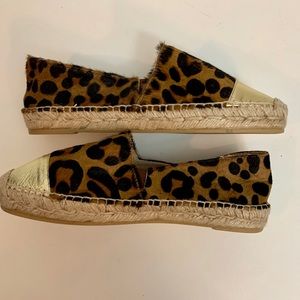 Boden New Leopard Espadrilles Made In Spain Size 6